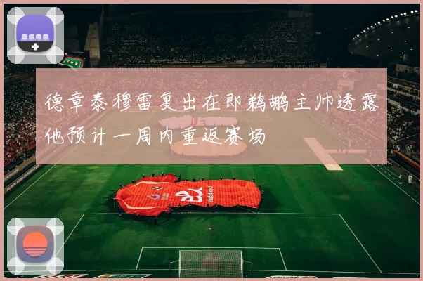 德章泰穆雷复出在即鹈鹕主帅透露他预计一周内重返赛场
